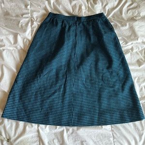 Pendleton Wool Plaid a line skirt S